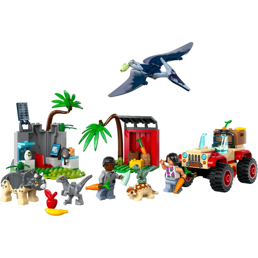LEGO 76963 Jurassic World Kis dínók mentőközpont – alternatív kép 1