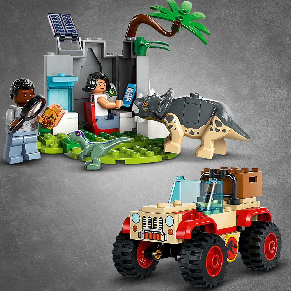 LEGO 76963 Jurassic World Kis dínók mentőközpont – alternatív kép 5