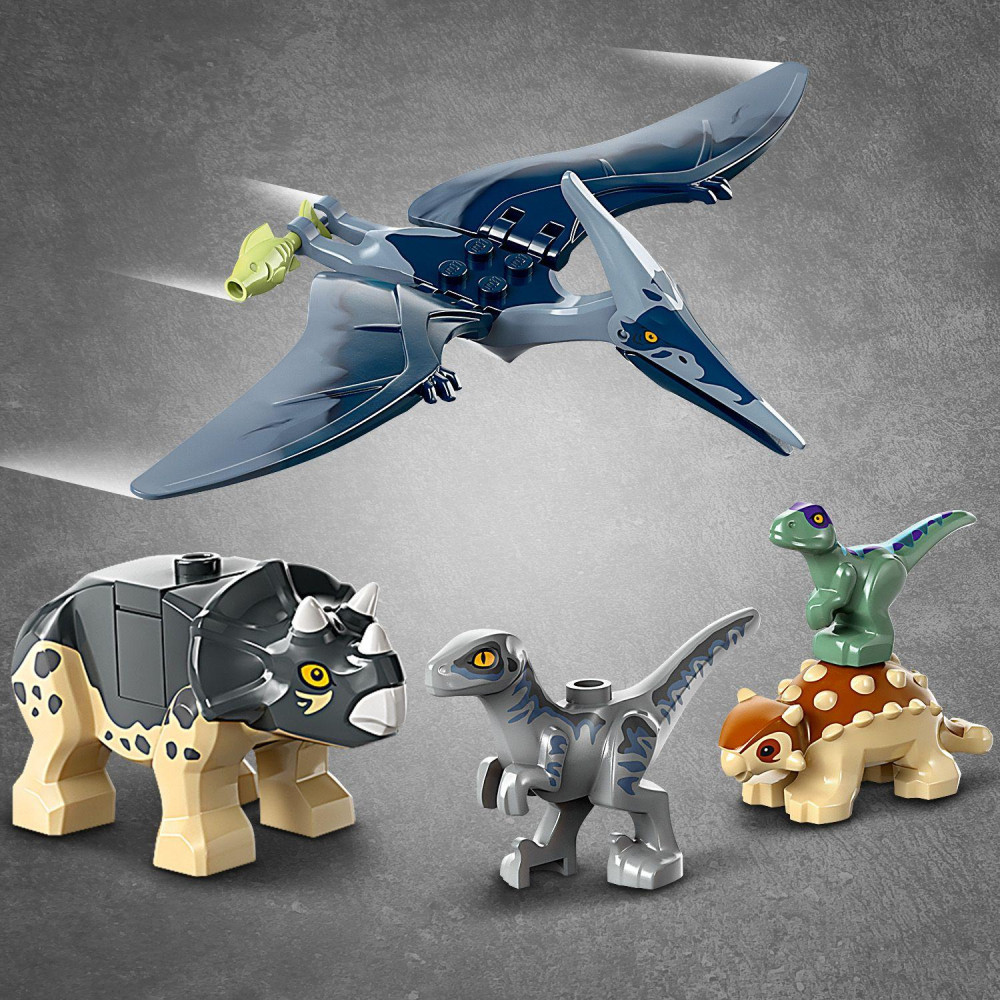 LEGO 76963 Jurassic World Kis dínók mentőközpont – alternatív kép 6