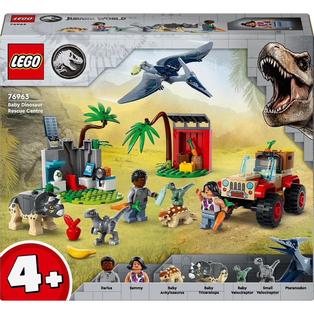LEGO 76963 Jurassic World Kis dínók mentőközpont – alternatív kép 8