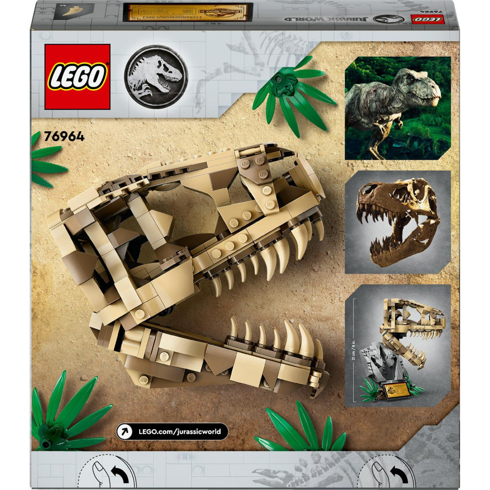 LEGO LEGO 76964 Jurassic World T. rex koponya – dinoszaurusz maradványok, alternatív kép 9