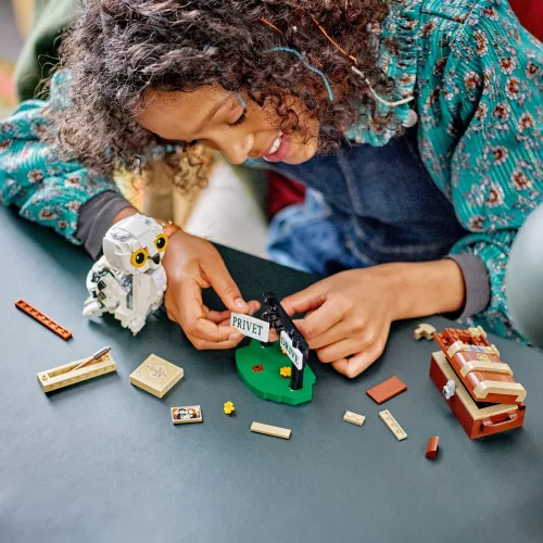 LEGO 76425 Harry Potter Hedvig a Privet Drive 4-ben