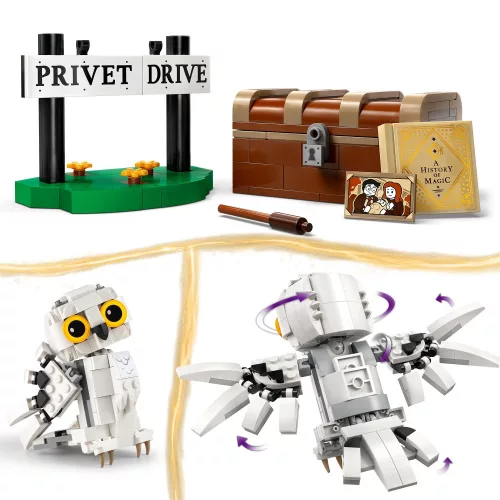 LEGO 76425 Harry Potter Hedvig a Privet Drive 4-ben