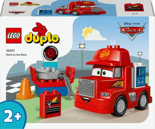 LEGO 10417 DUPLO Mack a versenyen, 0–2 év, Többszínű