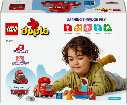 LEGO 10417 DUPLO Mack a versenyen, 0–2 év, Többszínű