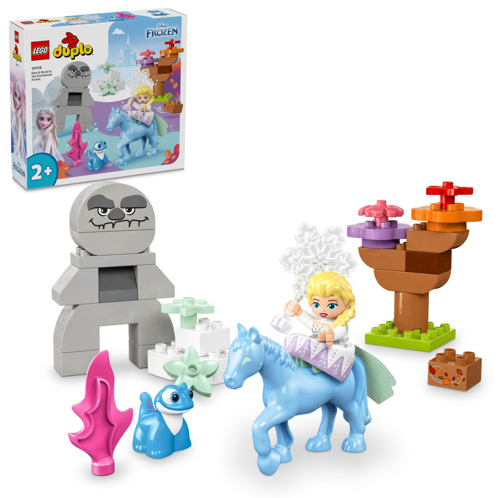 LEGO 10418 DUPLO Elsa és Bruni az elvarázsolt erdőben – fő nézet