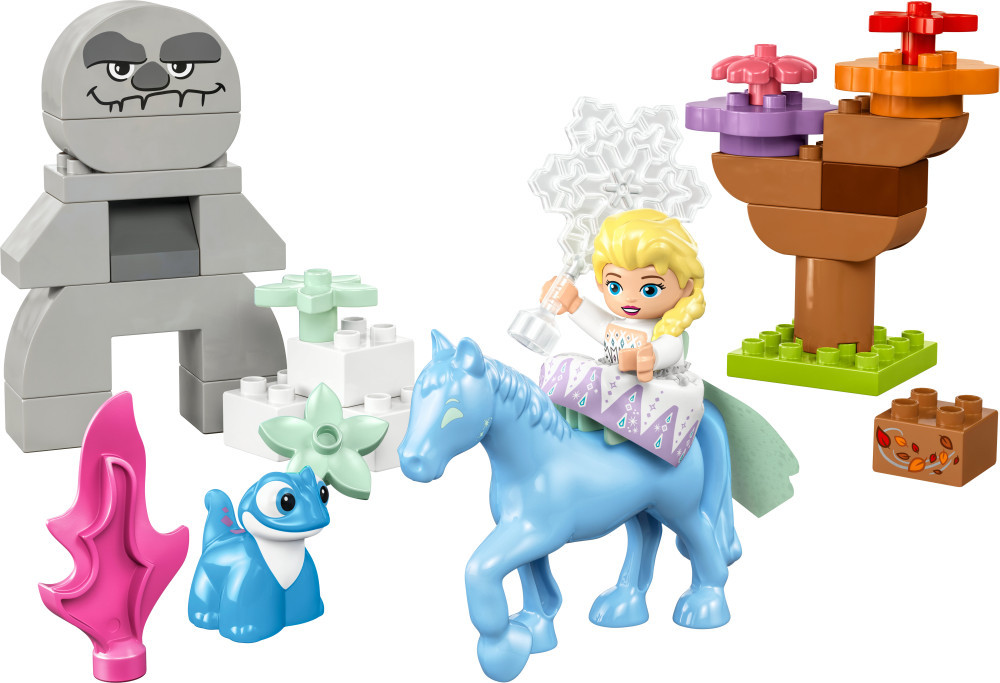 LEGO 10418 DUPLO Elsa és Bruni az elvarázsolt erdőben – alternatív kép 1