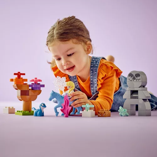 LEGO 10418 DUPLO Elsa és Bruni az elvarázsolt erdőben