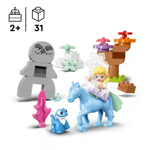 LEGO 10418 DUPLO Elsa és Bruni az elvarázsolt erdőben