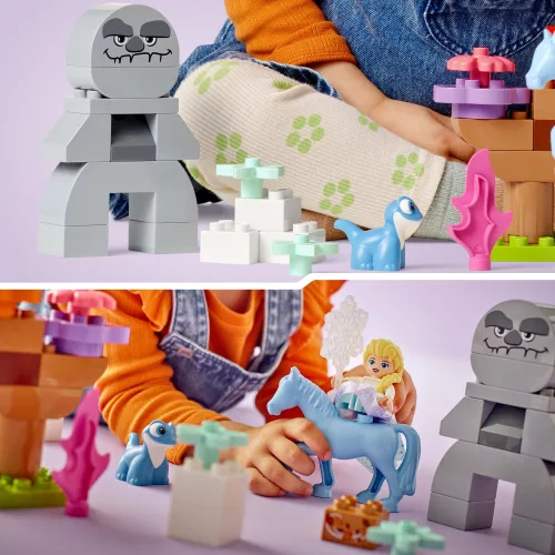 LEGO 10418 DUPLO Elsa és Bruni az elvarázsolt erdőben