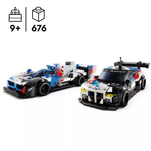 LEGO 76922 Speed Champions BMW M4 GT3 & BMW M Hybrid V8 versenyautók