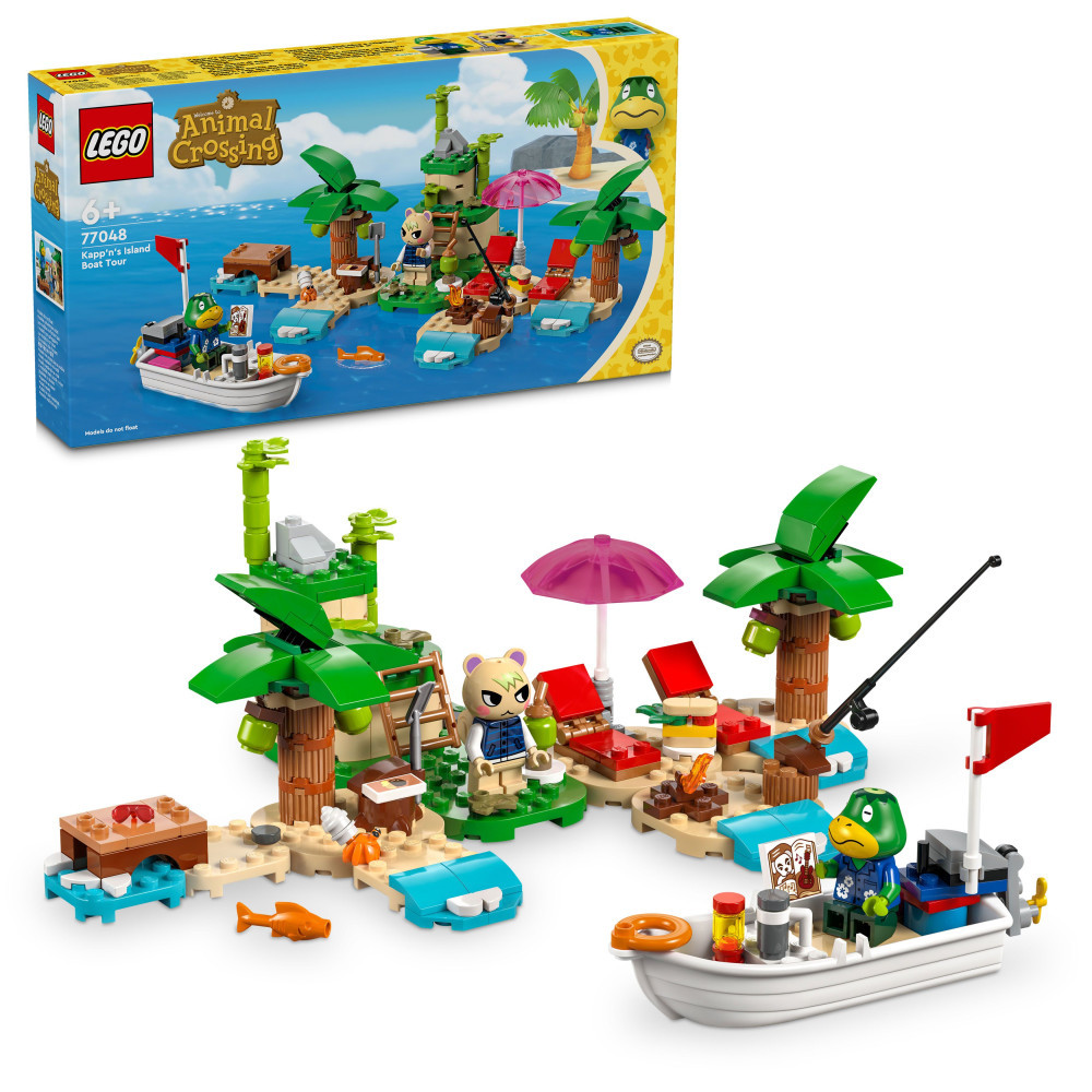 LEGO 77048 DUPLO Animal Crossing Kapp hajókirándulása a szigeten – fő nézet