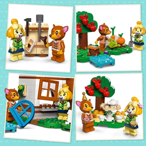 LEGO 77049 DUPLO Animal Crossing Isabelle látogatóba megy