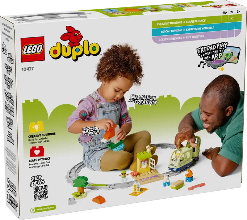 LEGO 10427 DUPLO Town Interaktív kalandvonat – alternatív kép 1
