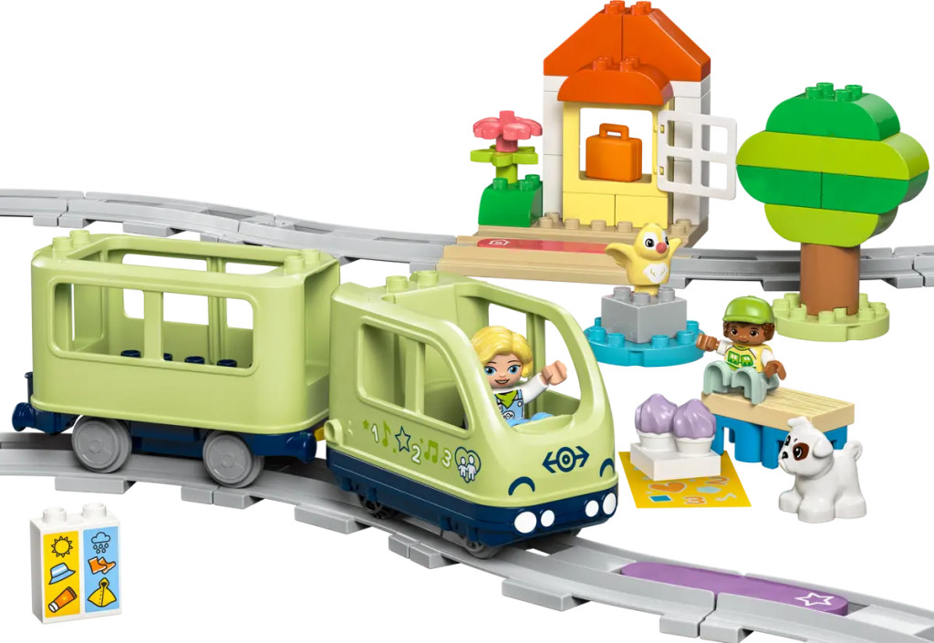 LEGO 10427 DUPLO Town Interaktív kalandvonat – alternatív kép 2