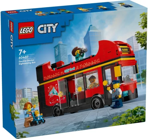 LEGO 60407 City Piros emeletes turistabusz