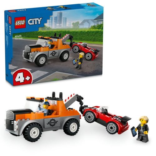 LEGO® - 60435 - City Vontató és sportautószerviz    