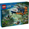 LEGO 60437 City Dzsungelkutató helikopter a bázison