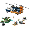LEGO 60437 City Dzsungelkutató helikopter a bázison