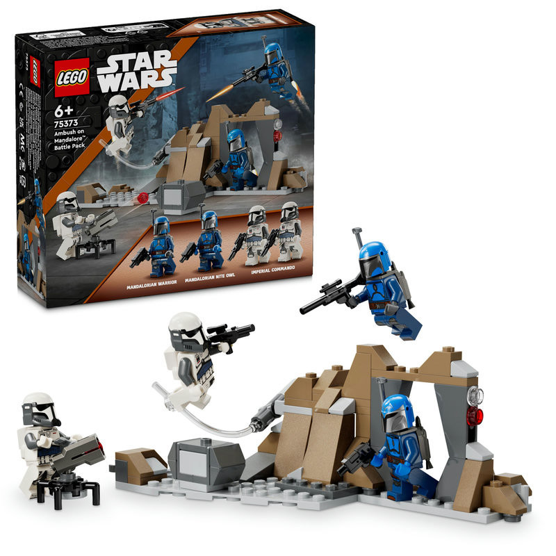 LEGO 75373 Star Wars Csapda a Mandalore bolygón – harci csomag – fő nézet