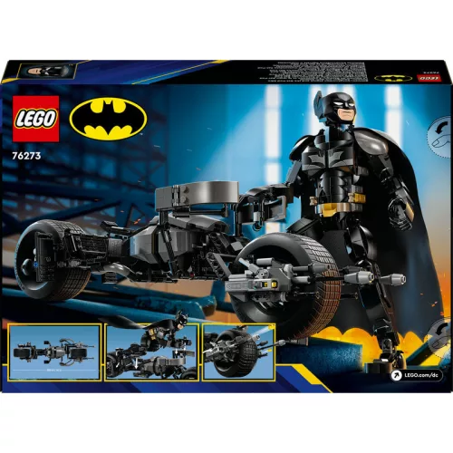LEGO 76273 DC Batman figura és denevér