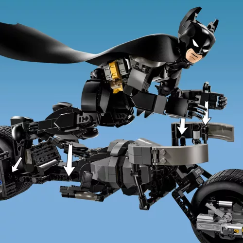 LEGO 76273 DC Batman figura és denevér