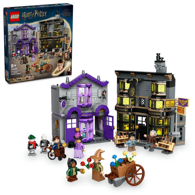 LEGO 76439 Harry Potter Ollivander és Madam Malkin talárszabászata – fő nézet