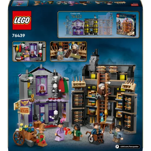 LEGO 76439 Harry Potter Ollivander és Madam Malkin talárszabászata, 6–8 év, Többszínű