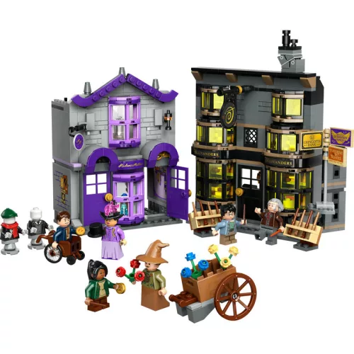 LEGO 76439 Harry Potter Ollivander és Madam Malkin talárszabászata, 6–8 év, Többszínű