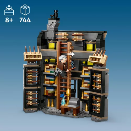 LEGO 76439 Harry Potter Ollivander és Madam Malkin talárszabászata, 6–8 év, Többszínű