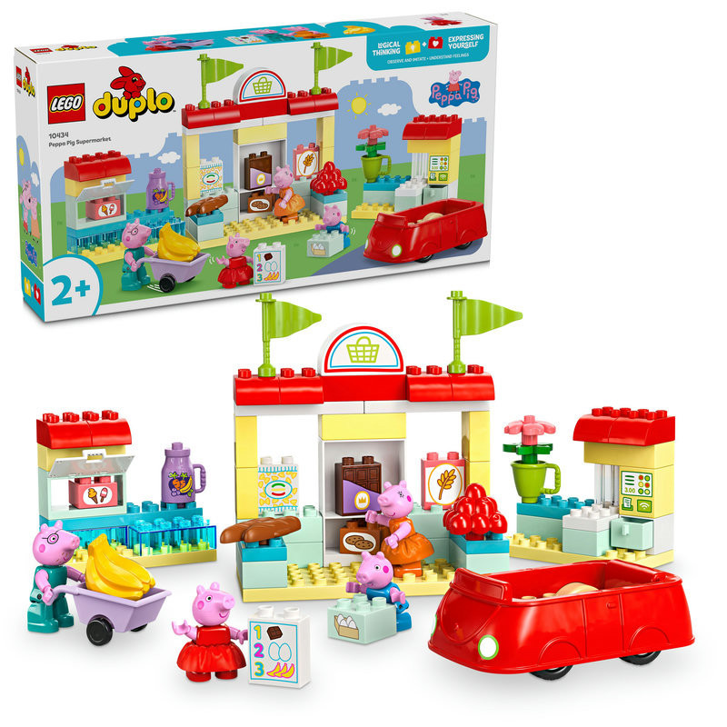 LEGO 10434 DUPLO Peppa Malac bevásárlóközpont – fő nézet