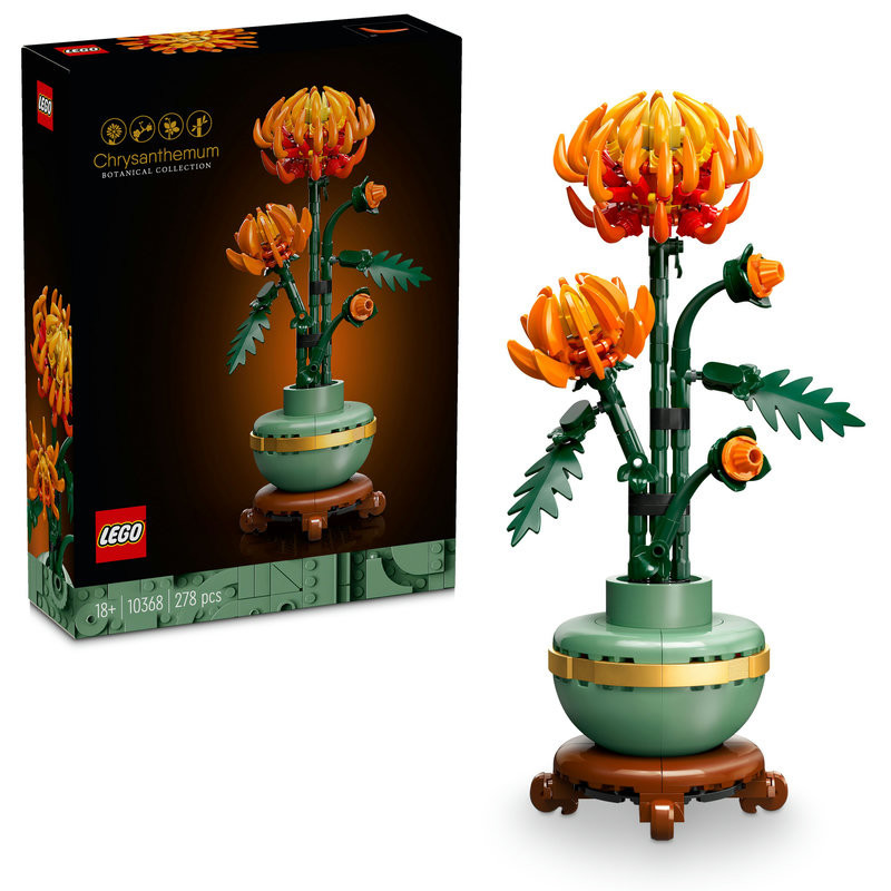 LEGO 10368 Icons Krizantém – fő nézet
