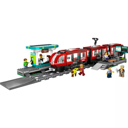 LEGO 60423 City Belvárosi villamos és megálló