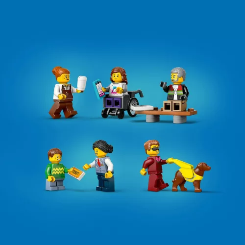 LEGO 60423 City Belvárosi villamos és megálló