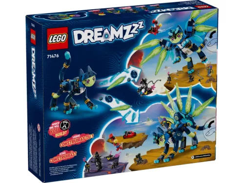 LEGO 71479 Dreamzzz Zoey macskamotorja, 6–8 év, Többszínű
