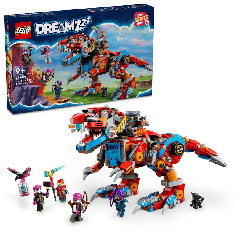 LEGO 71484 Dreamzzz Cooper C Rex robotdinoszaurusza – fő nézet