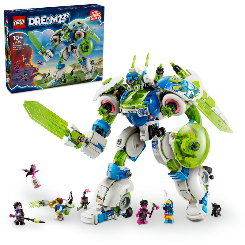 LEGO 71485 Dreamzzz Mateo és Z-Blob – harcirobot lovag – fő nézet