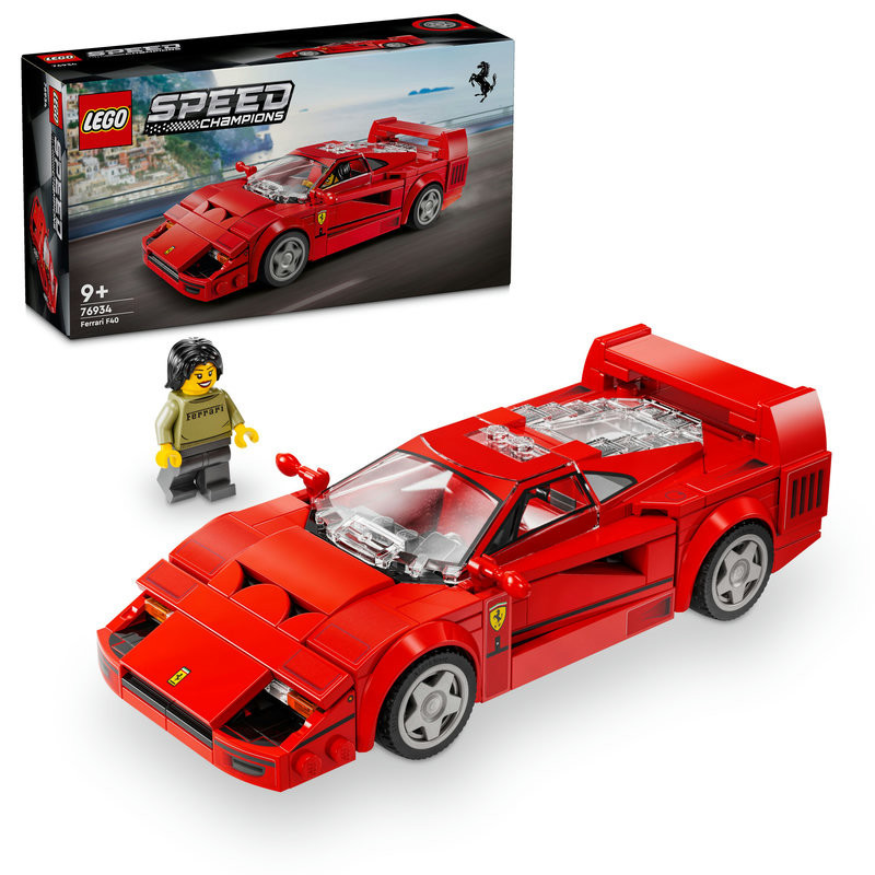 LEGO 76934 Speed Champions Ferrari F40 sportautó – fő nézet