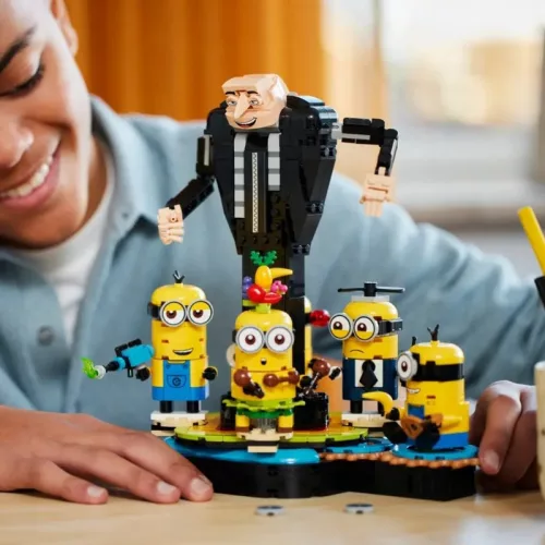 LEGO 75582 Minions Kocka Gru és minyonok