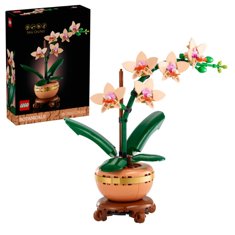 LEGO 10343 Botanicals Mini orchidea – fő nézet