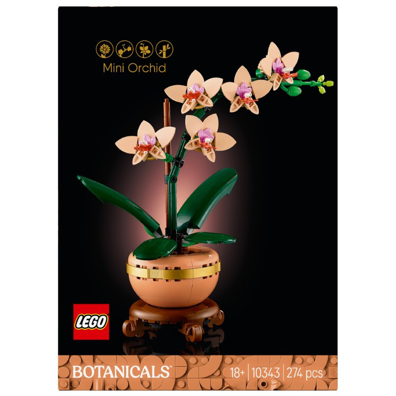 LEGO 10343 Botanicals Mini orchidea – alternatív kép 2