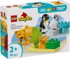 LEGO 10442 DUPLO Town Állatcsaládok a vadvilágban: pingvinek és oroszlánok