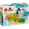 LEGO 10442 DUPLO Town Állatcsaládok a vadvilágban: pingvinek és oroszlánok, 0–2 év, Többszínű