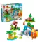 LEGO 10446 DUPLO Town 3 az 1-ben állatcsaládok a vadvilágban, 3–5 év, Többszínű
