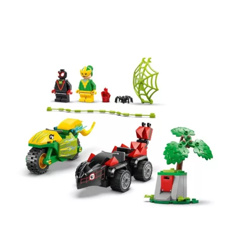 LEGO 11198 Spidey Spin és Electro: üldözés a dinójárművel