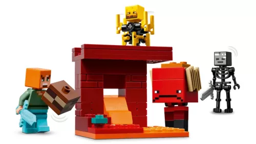 LEGO 21266 Minecraft Csata az alvilági lávatónál