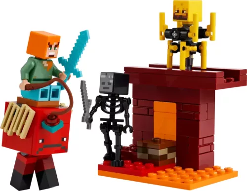 LEGO 21266 Minecraft Csata az alvilági lávatónál
