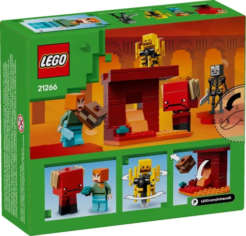 LEGO 21266 Minecraft Csata az alvilági lávatónál