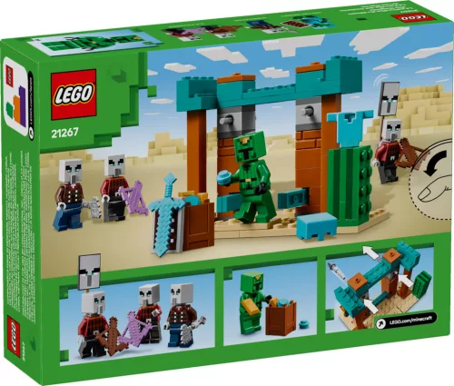 LEGO 21267 Minecraft Illagerek őrjárata a sivatagban