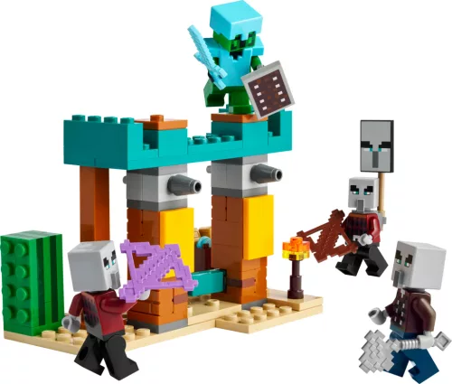 LEGO 21267 Minecraft Illagerek őrjárata a sivatagban
